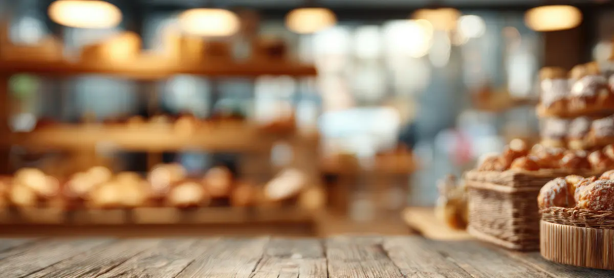 Bäckerei am frühen Morgen